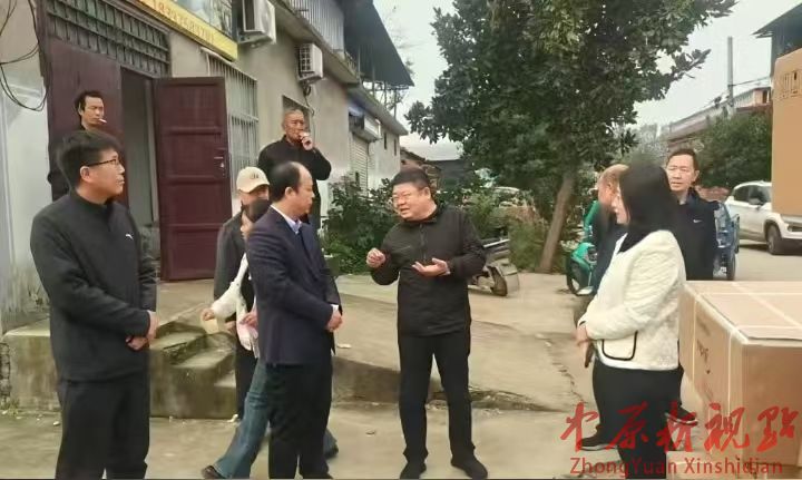 平顶山市住建局领导杨洪涛到邓李乡调研清洁取暖工作