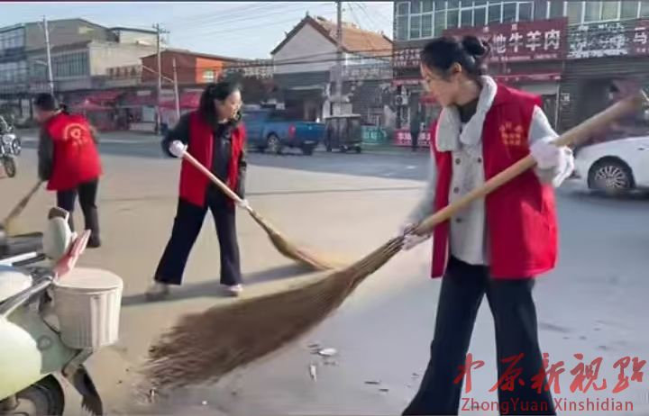 叶县马庄回族乡开展全乡路面清洁专项活动