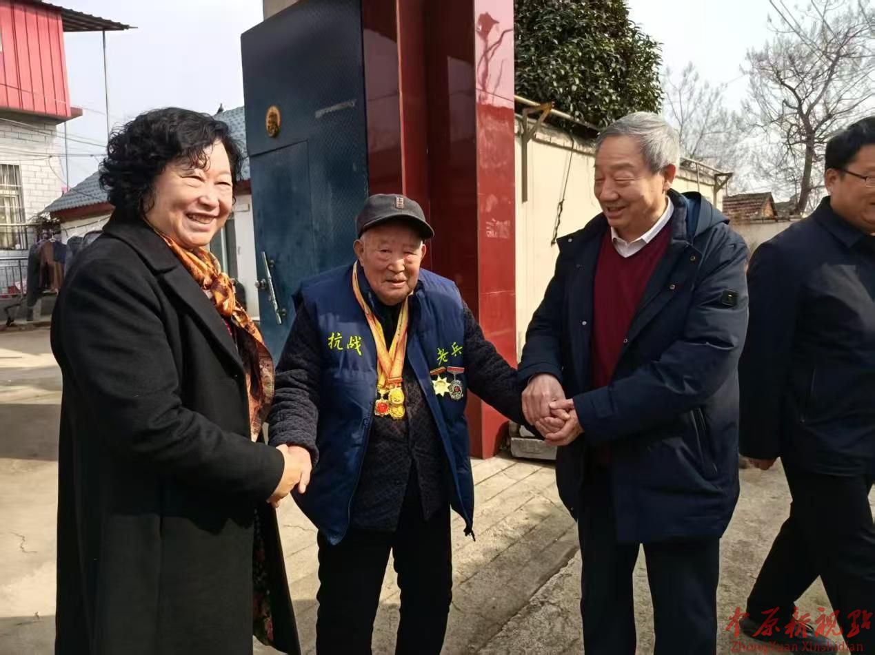 三家单位春节慰问进老区 名镇荣誉军人百姓得温暖
