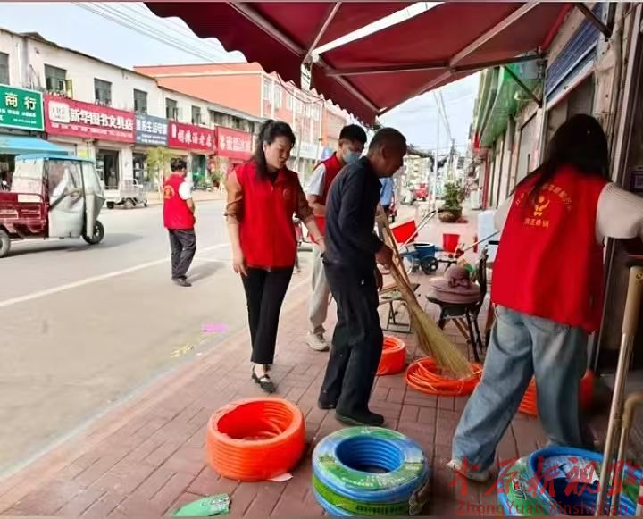 叶县洪庄杨镇：组织开展志愿服务活动